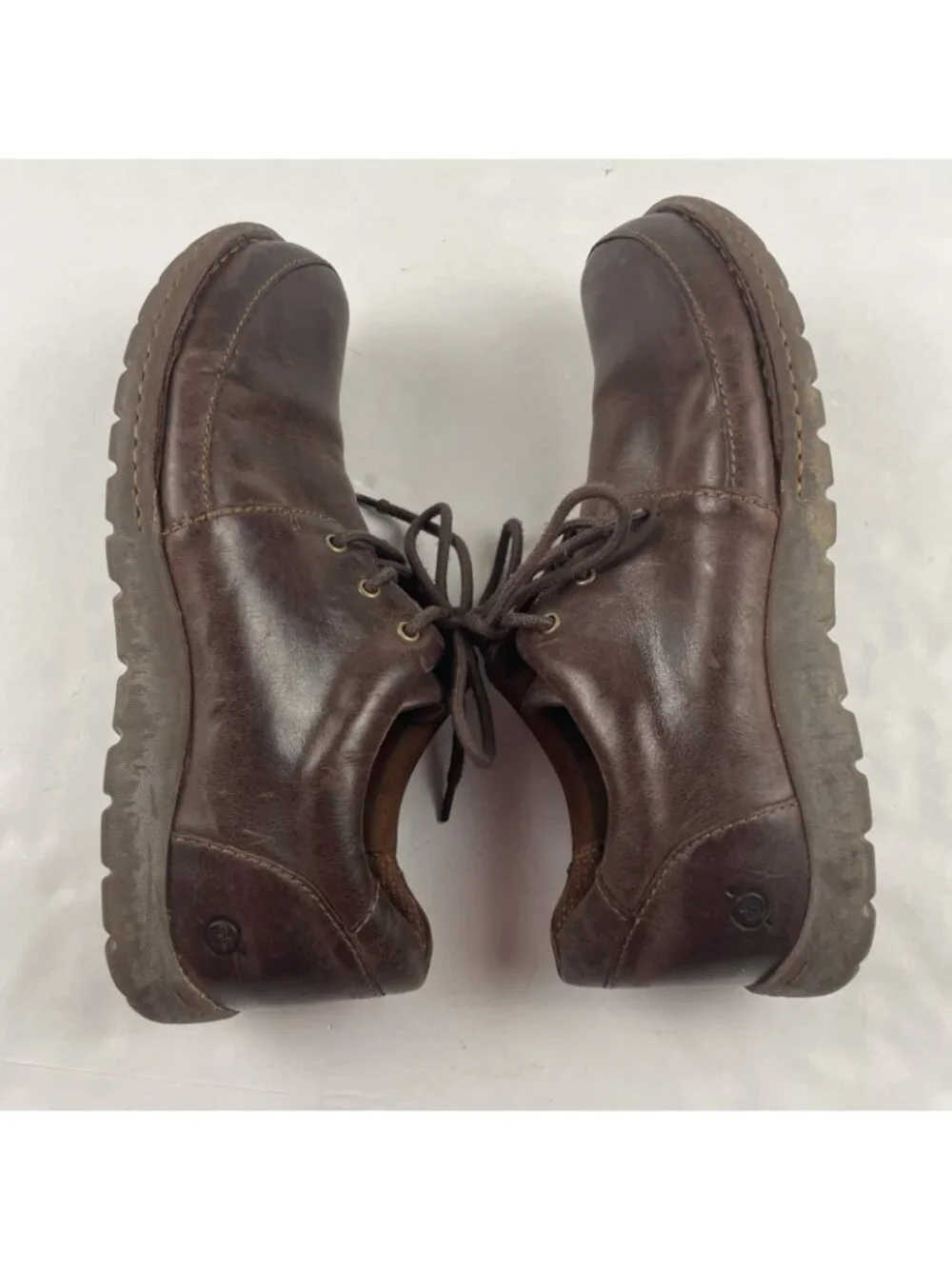 Born Nigel 3-Eye Shoes Men’s Size 9M Brown Leather Oxford Comfort Casual Lace-Up
